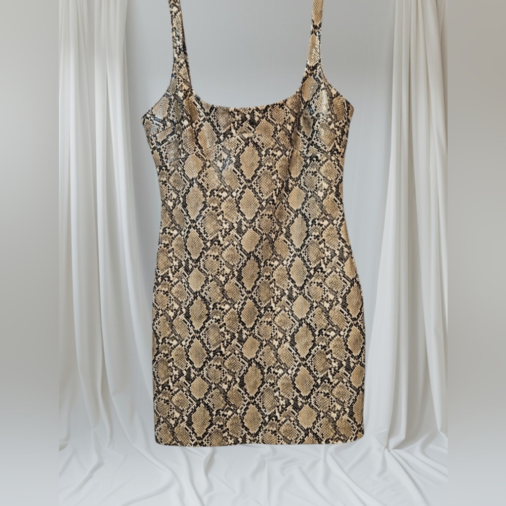 Zara Snake Skin Mini Dress